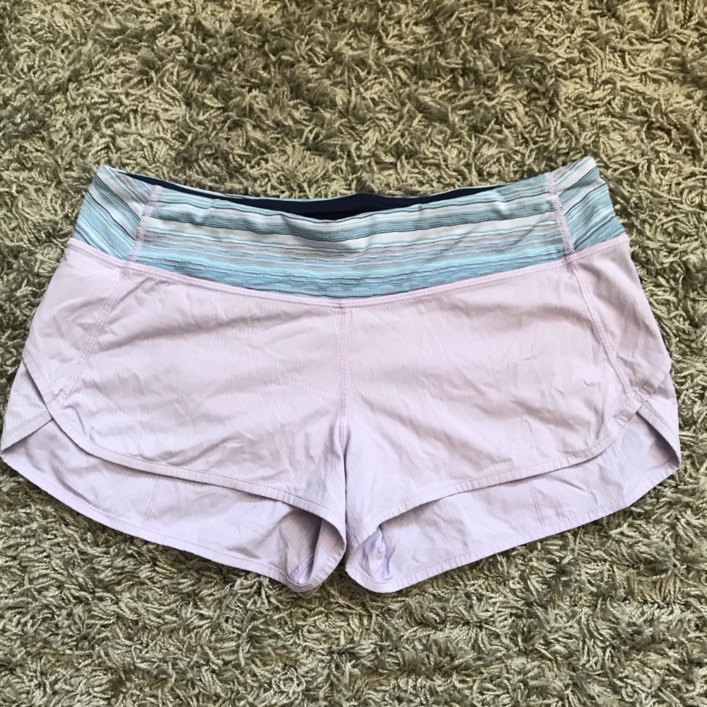 Purple lululemon speed short